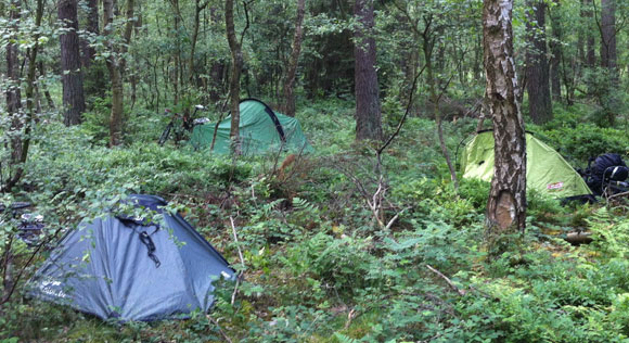 Wild camping in Germany