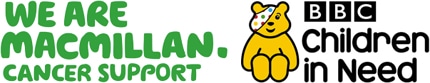 Macmillan and Children in Need logo