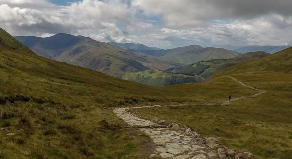 Path down Ben Nevis