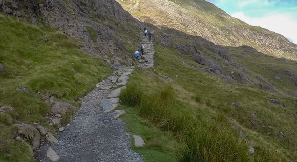 Slope up pyg track