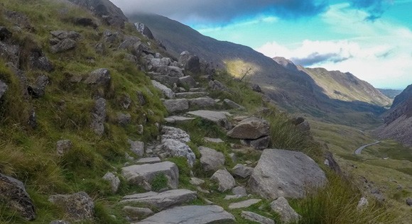 Steps up pyg track