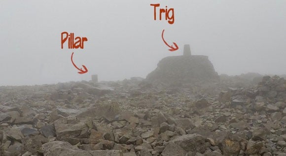 pillar and trig ben nevis summit