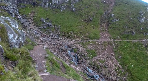 small stream to cross at Red Burn