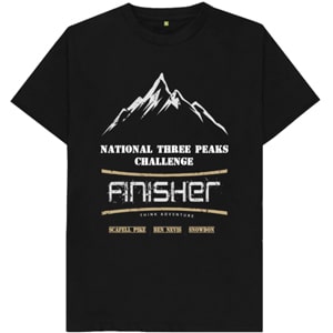 Black National Three Peaks Tshirt Sidebar