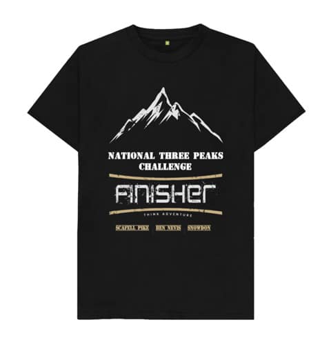Black National Three Peaks Tshirt