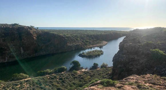 Top of Yardie Creek