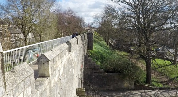 Victoria Bar from the top the york walls