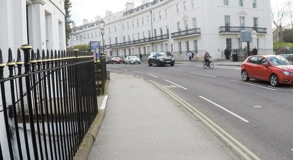 Walking towards Museum Gardens from Bootham Bar