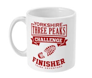 Yorkshire Three Peaks red Mug