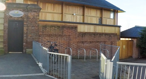 Bike Rack at York Racecourse 2