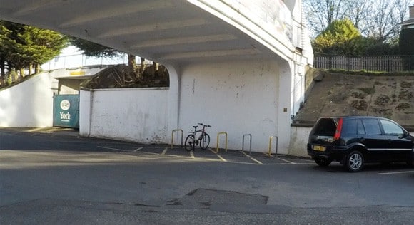 Bike Rack at York Racecourse