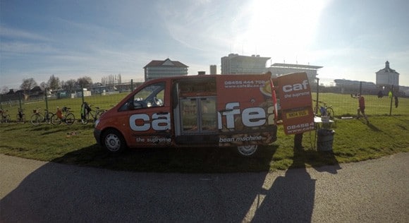 Cafe2u van at York Park Run