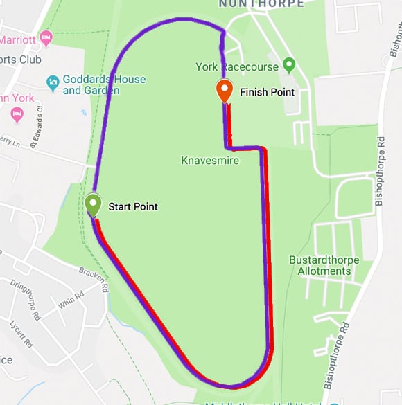 York Park Run Route