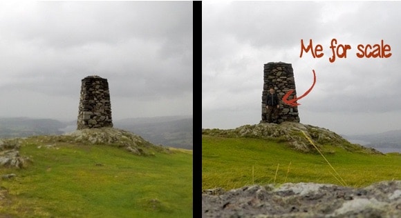 Hallin Fell Trig height