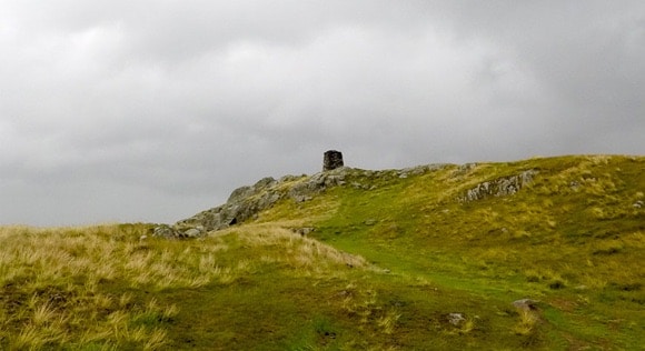 Hallin Fell trig in the distance