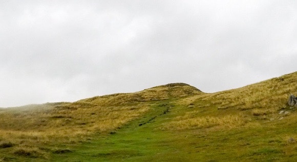 Near the summit of Hallin Fell