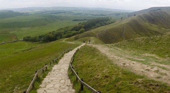 Path down Mam Tor