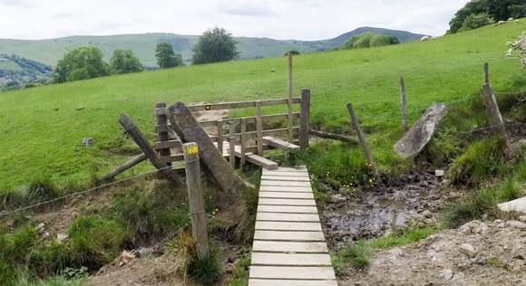 Stile before Lose Hill