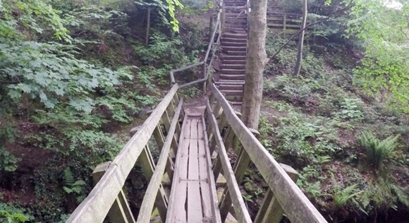 Wooden Bridge towards Grindsbrook