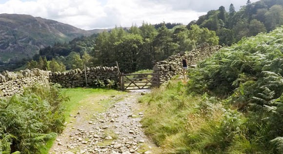 Gate back to Glenridding