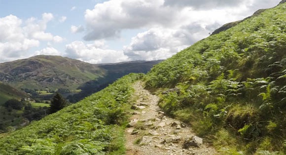 Path leading through Moorside ridge