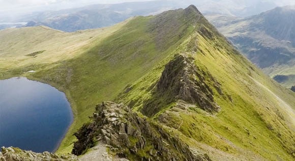 Striding Edge from Helvellyn