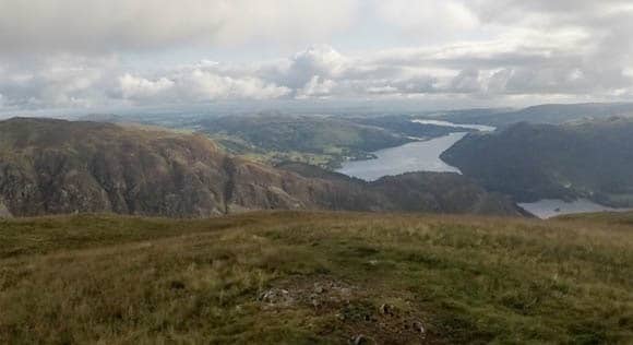 View from top of Birkhouse Moor