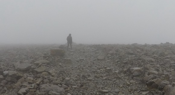 Ben Nevis foggy