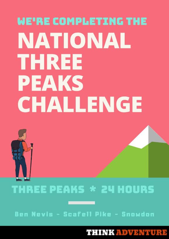 National Three Peaks Poster