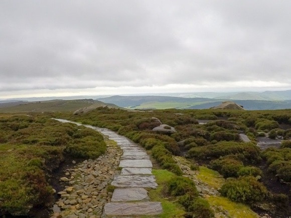 view from derwent edge