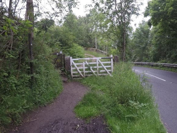 Gate leading to Froggatt Edge