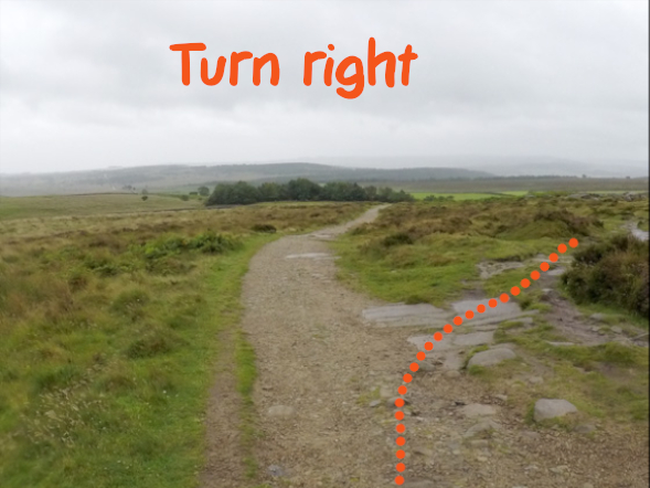 Right turn to Curbar Edge