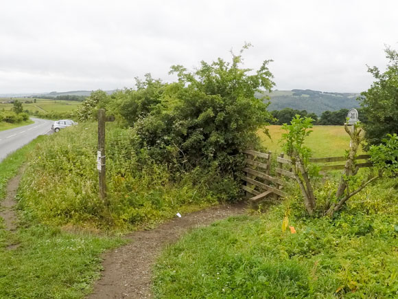 Stile just after Grouse Inn