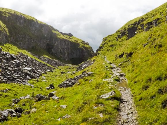 Stoney path to Malham Cove