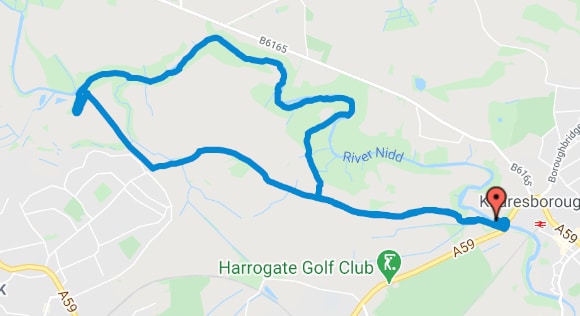 Knaresborough Nidd Gorge Route