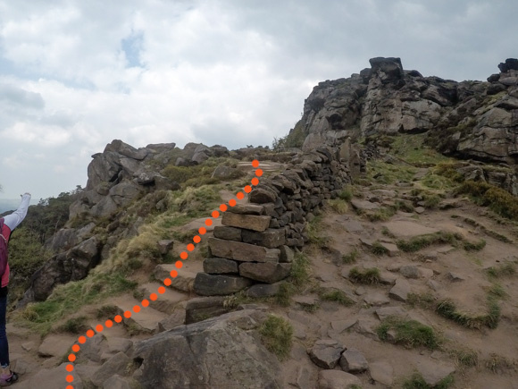 Start of The Roaches walk 4